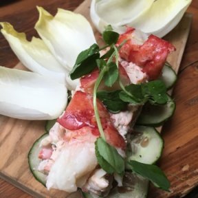 Gluten-free lobster endive from David Burke Kitchen